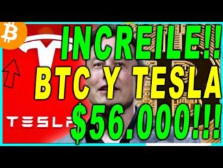 🆘HISTORICO!!!!🆘 TESLA COMPRA BITCOIN Y SE ENCAMINA A LOS $56.000 MUY PRONTO!!!! | BITCOIN HOY