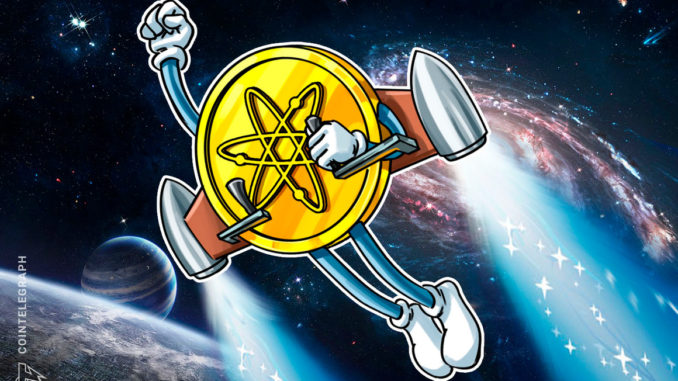 Cosmos (ATOM) rallies after launching a cross-chain bridge and wrapped Bitcoin