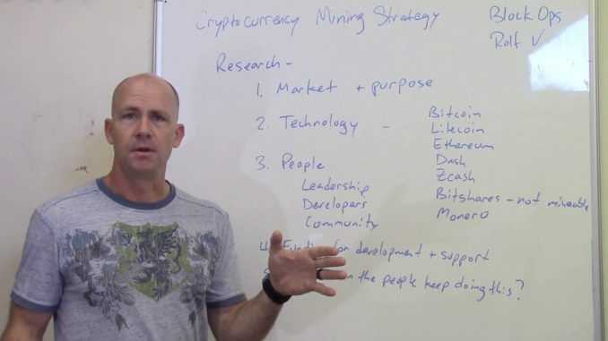 CryptoCurrency Mining Strategies and What I am Mining Sept 2017