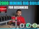 How To Build Crypto Mining Rig W/ $2000 or LESS - Beginner Tutorial - ETH/ZEC/XMR