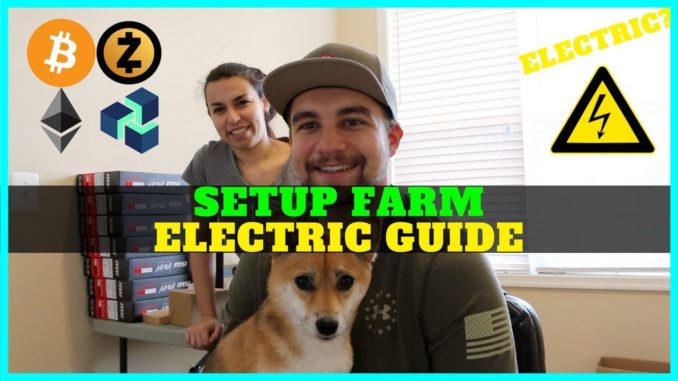 How To Setup Crypto Mining Farm in House + Electric Setup + Ethernet + VoskCoin Studio Upgrades