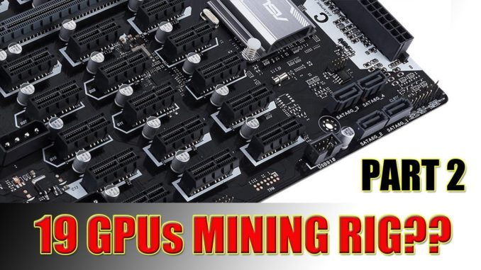 Attempting to build a 19 GPU ETHEREUM CRYPTOCURRENCY MINING RIG!! 15 GPUs down 4 to go. PART 2.