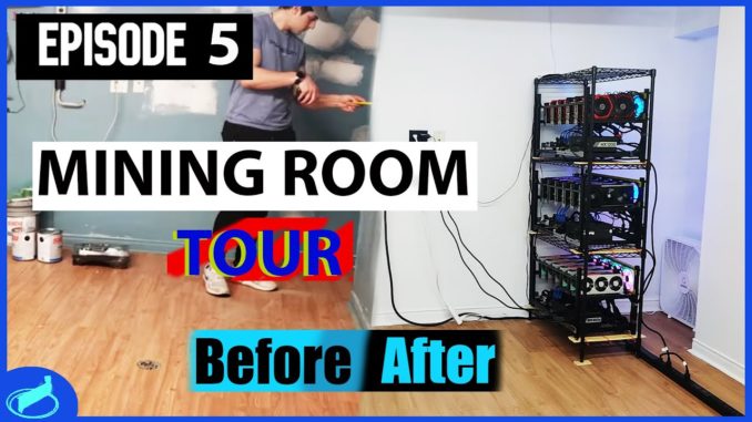 GPU Mining Room Makeover And Tour | EP. 5