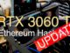 UPDATE: RTX 3060 Ti Ethereum Mining