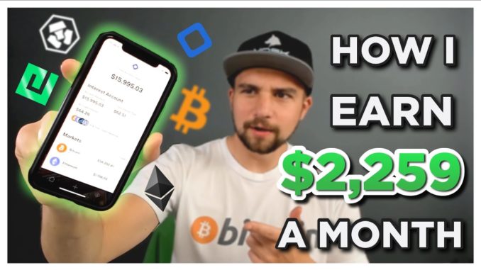 Earning $2259 A MONTH?! Staking Cryptocurrency | Passive Income W/ Crypto and NRG