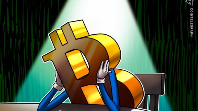 Bitcoin short-term holders 'panic' amid nearly 100% unrealized loss