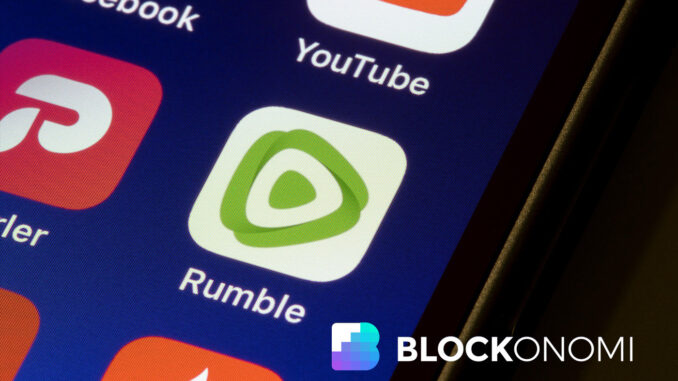 Video Platform Rumble Initiates Bitcoin Strategy with First Purchase