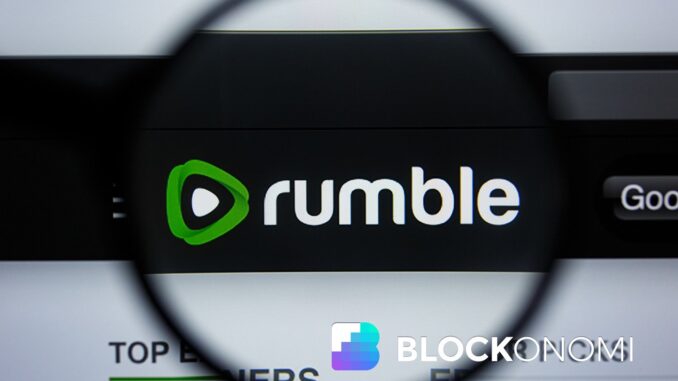 Rumble Adds Bitcoin to Corporate Treasury with $17.1 Million Purchase