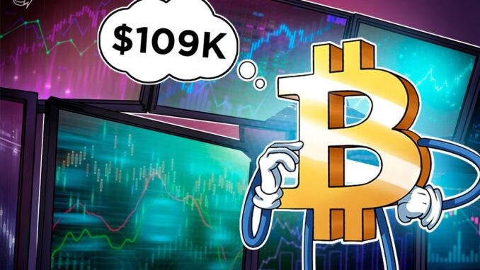 Bitcoin Traders Eye Fresh All-time Highs, But BTC Price Must First Flip $109K