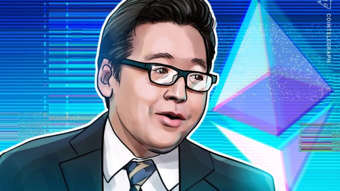 BitMine Buys $1.5B In Ether As Tom Lee Remains Bullish On ETH
